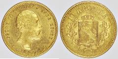 -631-10 krone/2 1/2 Sps 1874, kv.