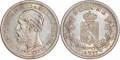 -649-1 krone 1877 kv. 0. NM31 Ex.