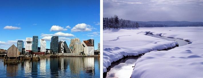 Oslo er byliv og friluftsliv i ett. (Foto: nillemor og Anders Gjengedal/visitnorway.