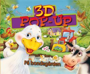 3D bøker pop-up NOAHS ARK * PÅ BONDEGÅRDEN To fine bøker med 3D effekt og håndtak til å dra i, slik at