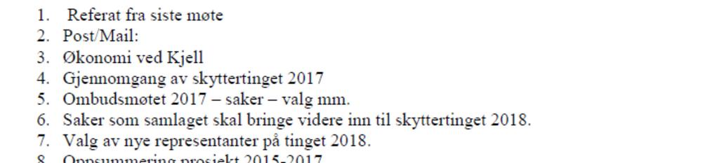 Styremøte nr. 05 Sogn Indre Skyttarsamlag Side 1 av 5 Stad: Sogndal, Rødekorsbygget 18/9- klokka 18:00.