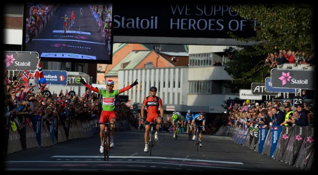 Vurdering av økonomiske og markedsmessige ringvirkninger for 2014 1 Innledning Arctic Race of Norway har allerede etter bare to år blitt en stor regional, nasjonal og også internasjonal sports- og