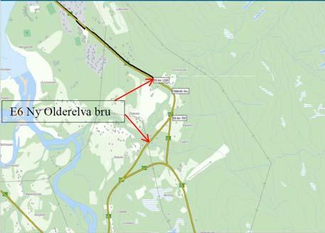 1. Innledning Etter avtale med Statens vegvesen, Region Nord, Prosjektavdelingen, er det gjennomført trafikksikkerhetsrevisjon av forslag til reguleringsplan for E6 Ny Olderelva bru og