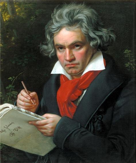 LUDVIG VAN BEETHOVEN (1770 1827) Tysk komponist født i Bonn, men fra 1792 bosatte han seg for godt i Wien, som på den tid var musikkens hovedstad.