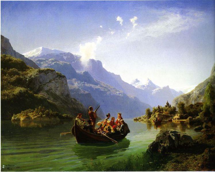 ROMANTIKKEN Adolph Tidemand og Hans Gude: Brudeferd i Hardanger (1848) Ca. 1820 1900 Bakgrunn: Det har vært krig i Europa. Den franske revolusjon og Napoleonskrigene har satt spor.