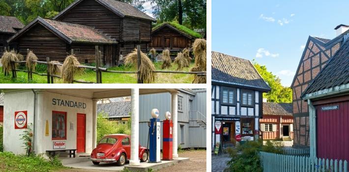 Norsk folkemuseum (6.7 km) På Bygdøy i Oslo kan dere stikke innom Norsk folkemuseum og få en smakebit på hvordan folk har levd her i Norge fra 1500-tallet og frem til i dag.