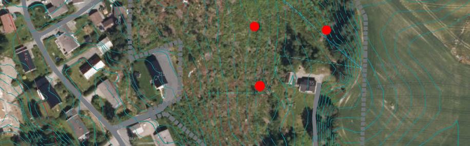 (1 km) 26 tilrettelegging: ysplan Overvann Basseng Vann og avløp Fiber Tomter er ikke ferdig Adkomst fra nord Vestgårdveien