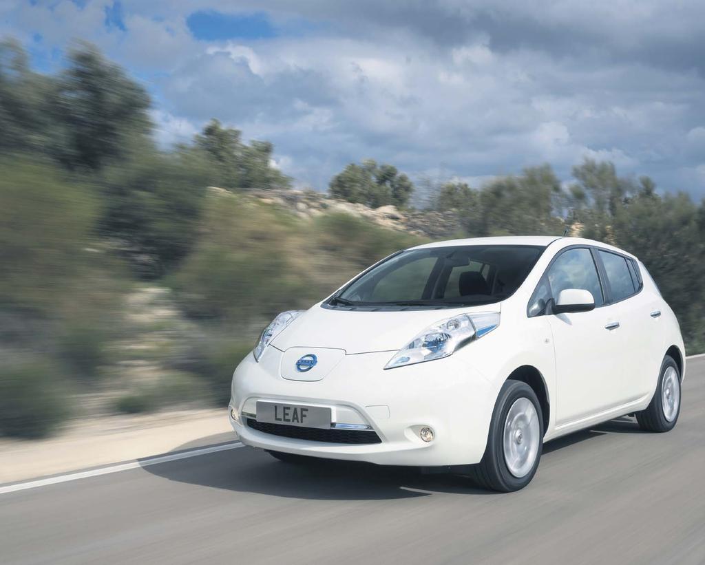 (Pressefoto Nissan) Elbiler i Lørenskog Antall solgte i 2013. Kilde: Opplysningsrådet for Veitrafikken NISSAN LEAF 12 TESLA MODEL S 11 VOLKSWAGEN UP!