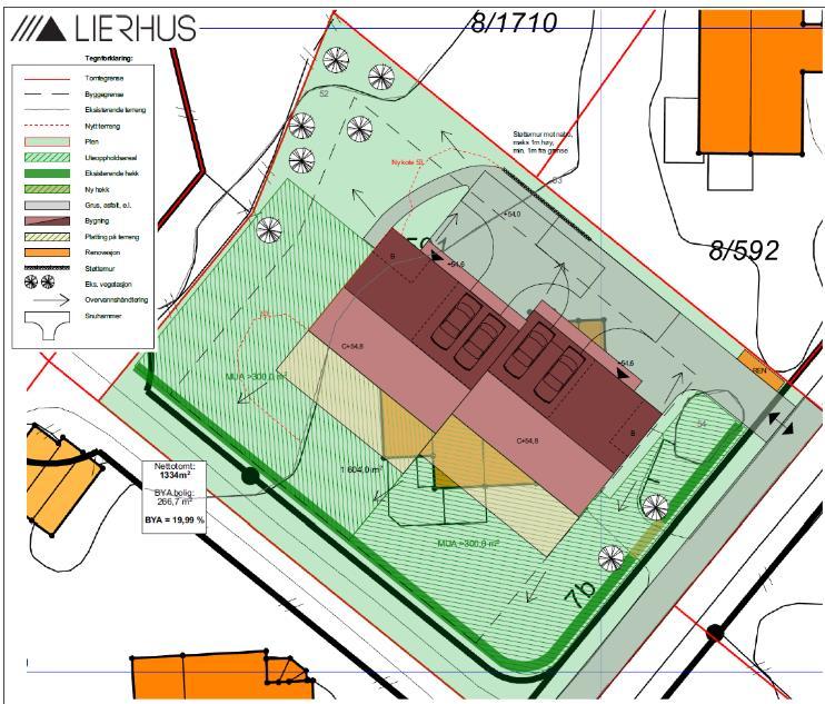 Bærum kommune 1304 Sandvika Att.: Plan- og bygningstjenesten Deres ref: Fordeling byggesak Vår ref: Åge Thorvaldsen Sted: Lier, 11.05.2017 VEDR.