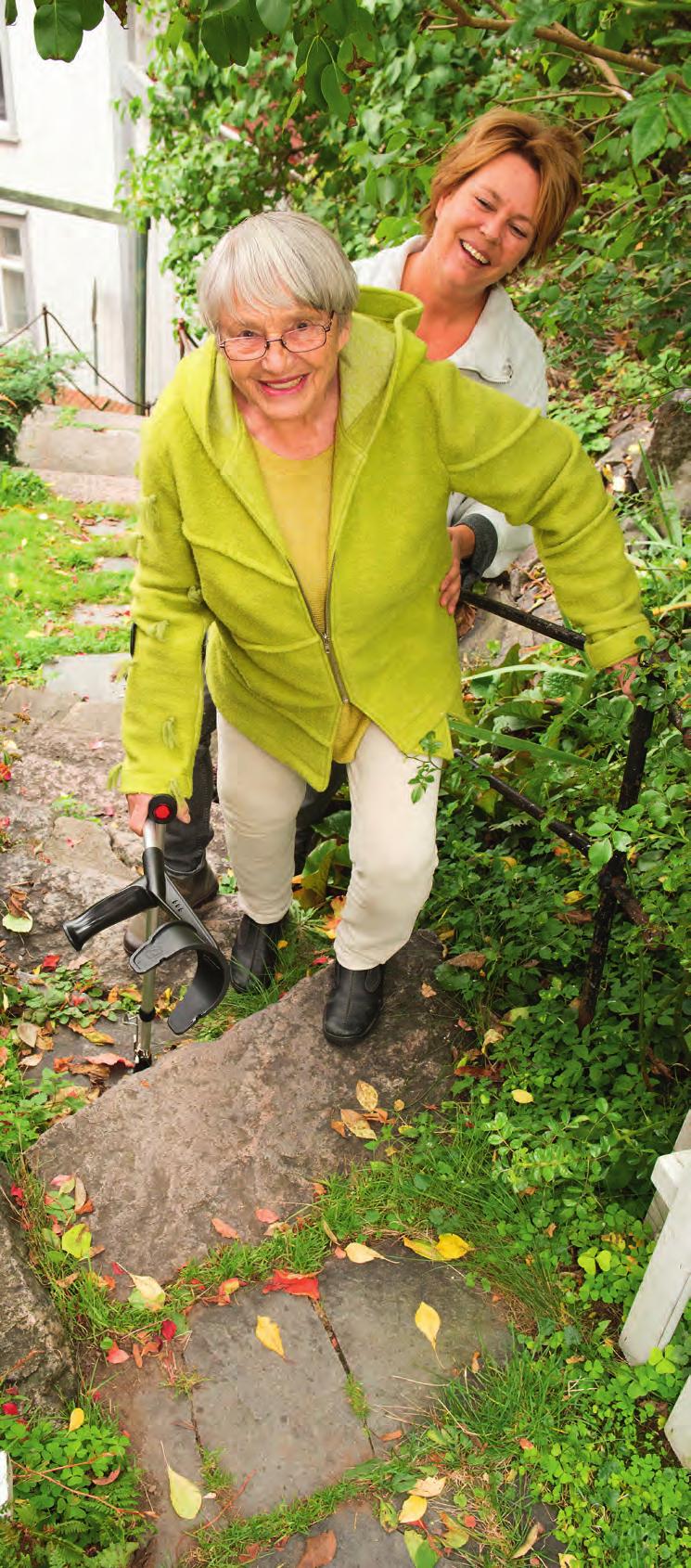 Mer om hverdagsrehabilitering fi nner du Fagbladets temahefte nr. 18 (Fredericia), nr. 11/2012 (Östersund) og 9/2013 (Bodø) på fagbladet.no Jeg vil tilbake til Munken, sier hun.