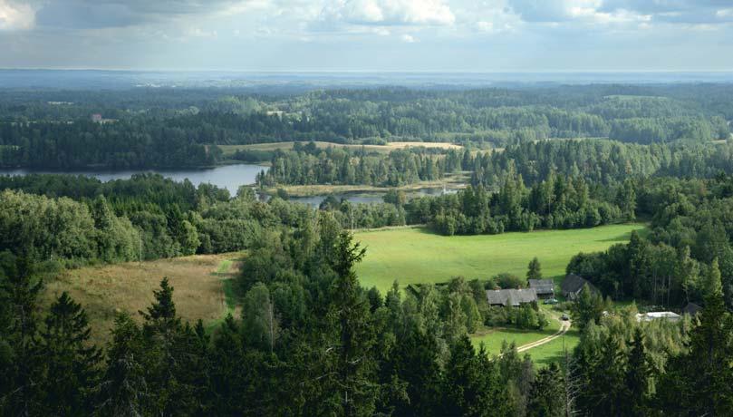 ør-stlands idylliske kuperte landskap Dag 2- Otepää, Võrumaa og Valgamaa ør-stlands idylliske kuperte landskap i området omkring Haanja, Otepää og Karula, preges av de runde åsene og elvedalene i det