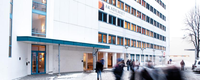 AKADEMIET I OSLO Akademiet VGS Oslo holder til i moderne undervisningslokaler sentralt ved Bislett i Oslo.