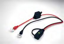 COMFORT INDICATOR COMFORT INDICATOR Eyelet Comfort Indicator Eyelet M6 og M8 bruker et enkelt «trafikklys»- system til å vise batteriets ladetilstand.