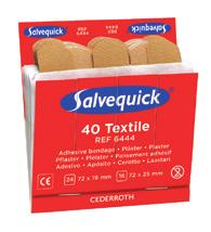 40 tekstil- og 45 plastplaster) 1 Eske (50 stk) Salvequick Quick Healing plaster 1