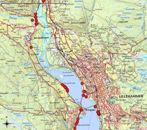 Del II Metode og kartfesting av lokaliteter Det ble utført en prioritert kartlegging, hvor områder i nærheten av naturreservatene Lågendeltaet, Dokkadeltaet, Fåvang og Hundorp, samt strender langs