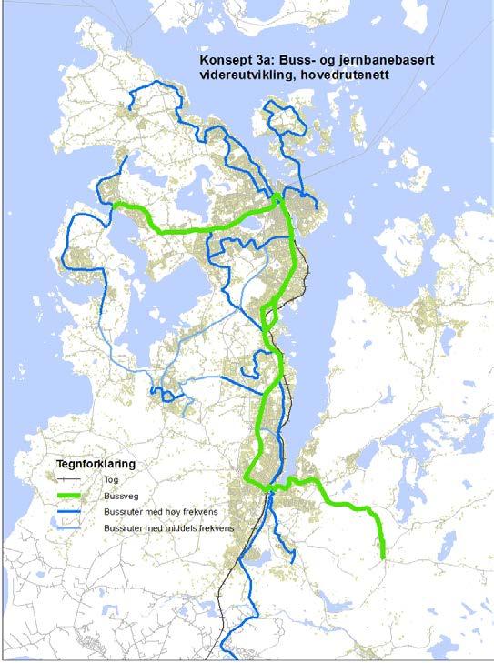 KVU: Konsept 3A «Buss- og