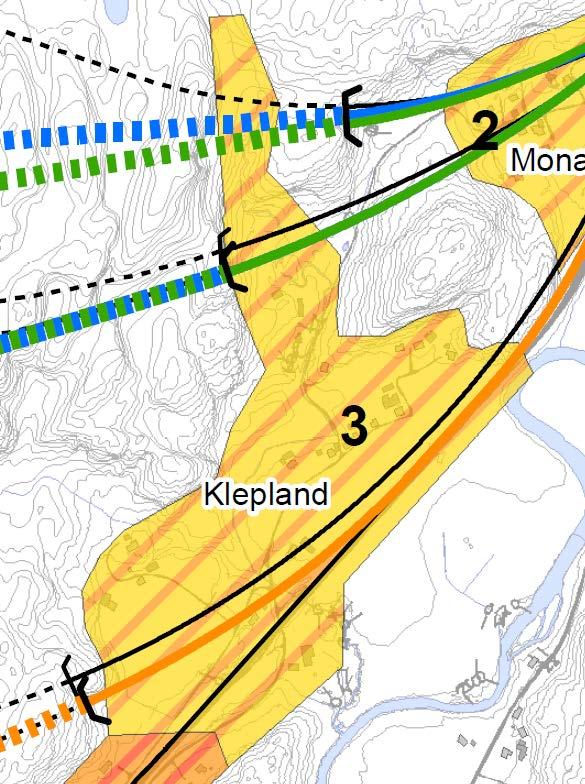 Den norske turistforening har merket en 3,8 km lang turløype i området. Det ligger jordbruksområder her, disse er en del av et større jordbruksområde som ligger på motsatt side av E39.