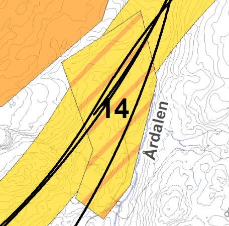 4.14 Skyteområdet Registreringskategori: Friluftsområder I arealdelen av kommuneplanen for Søgne kommune er det foreslått et nytt skyteområde øst for Smørheia.