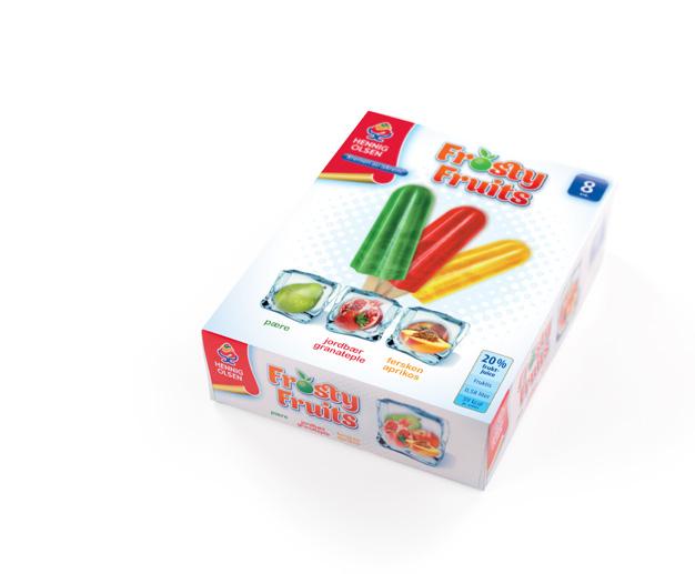 Multipack Kardemomme by Multipack Assortert utvalg av vaniljeis og fruktis med blåbær, markjordbær smak eller pære (fløteis og fruktis) Innhold: 10 x 60 ml. F-pakk i D-pakk: 8.