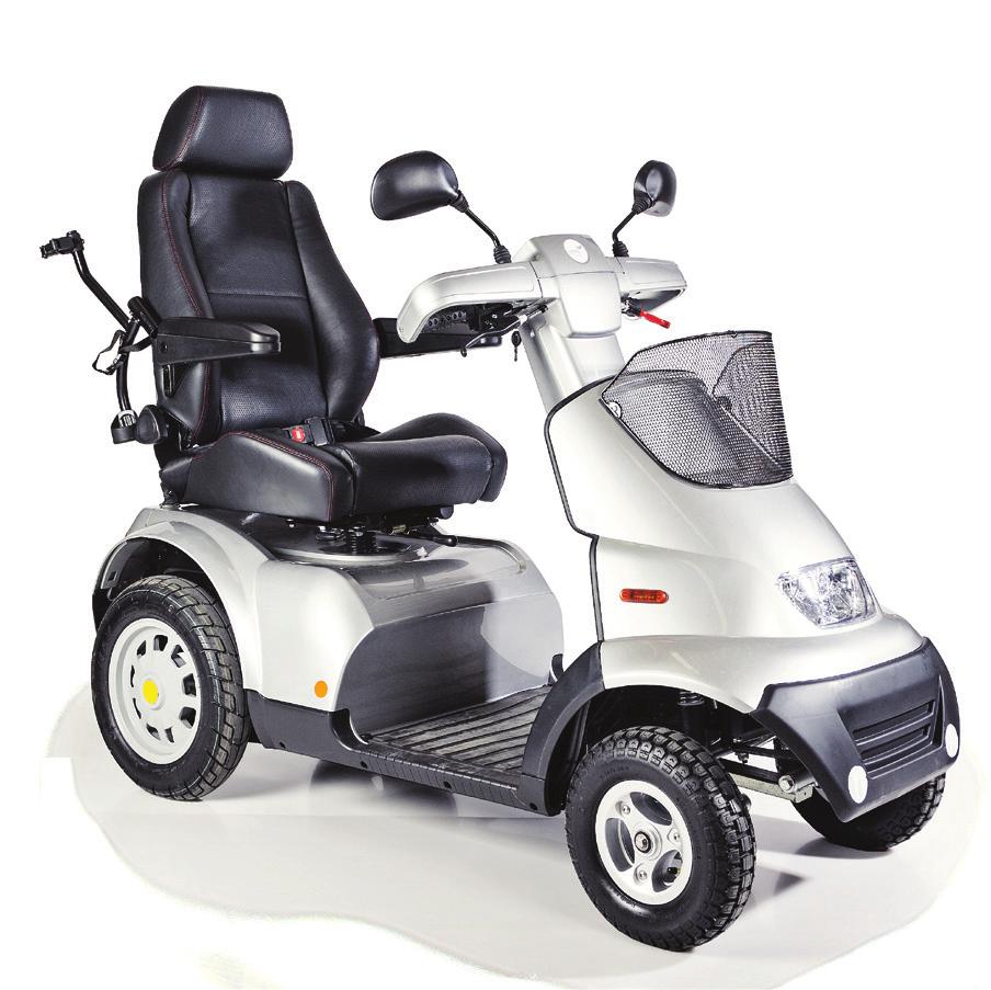 HEPRO Den eneste korte 4-hjuls scooteren i avtale med NAV Hepro er en rimelig kvalitetsscooter med et pent og moderne design.