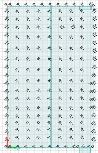 Eksempel 2 Effekt av SSI på Peler Det viser seg at ved å benytte seismisk fuge, konstruksjonsdelen oppføre seg mer forutsigbar. Effective masses Shape no.