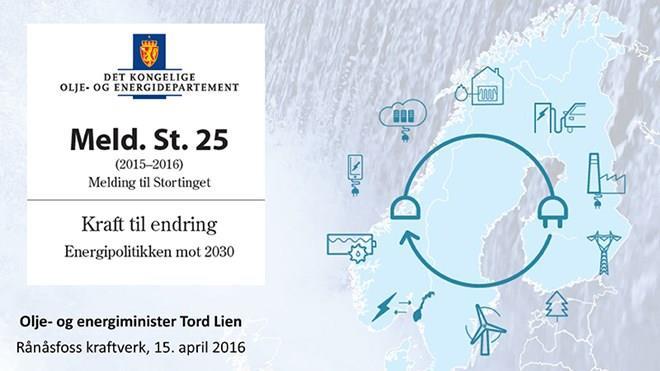 Forenklet innføring av naturforvaltningsvilkår Energimeldingen: Regjeringen vil bruke standardvilkåret for naturforvaltning mer aktivt for å forbedre tilstanden i utbygde vassdrag.