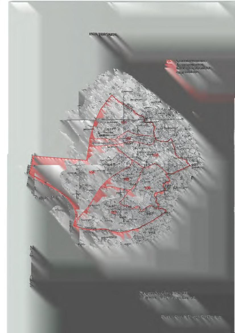 98 TORSKEN 07 Grunnkretsnummer Kommunegrense Grense for delområde og grunnkrets
