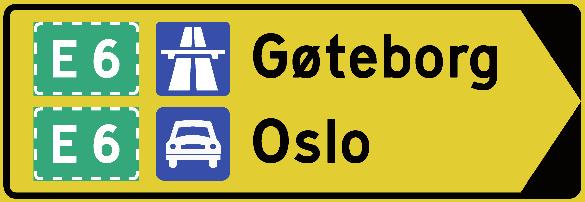 Symbol 761 skal ikke gjentas inne på motorvegstrekningen.