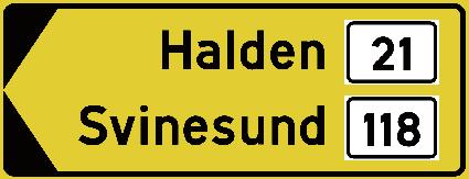 måte som på eventuelt forvarsel. Nærmere regler for innhold og utforming er gitt i kapittel 4-2 og 4-4. Figur 4-3.