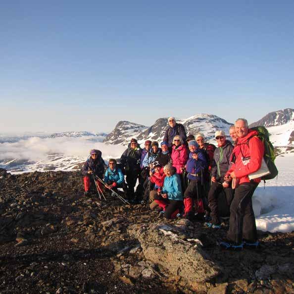 april Lungsvollen og omegn Dagstur Lett (Frol) Vulusjøen Knut Munkeby 16.-18. mai Vi feirer 17.mai med skitur på Rabothytta 2 overnattinger Litt krevende Okstindane Lasse Sandø 25.