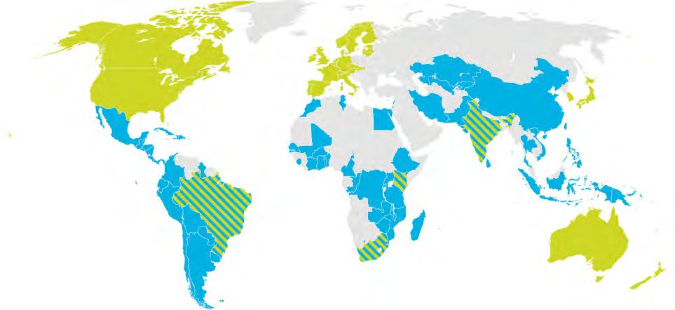 NYE MARKEDER GIR NYE MULIGHETER Antallet bønder og arbeidere som får tryggere arbeidsforhold og bedre handelsbetingelser gjennom Fairtrade øker. Nytten de får av Fairtrade blir også stadig større.