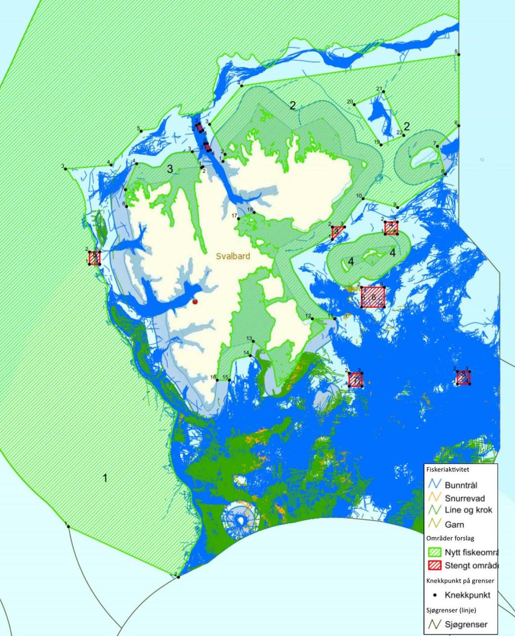 Norsk territorialfarvann kart