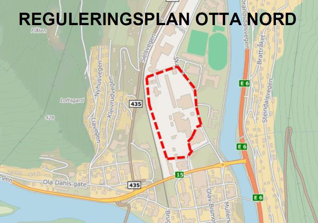 1 Bakgrunn I forbindelse med utarbeidelse av reguleringsplan for Otta nord er Brekke & Strand akustikk bedt om å kartlegge støybelastning fra veg og jernbane.