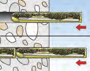 Tyngre innfesting - kjemi / mørtel Kjemisk anker RSB For sprukket og ikke sprukket betong -.
