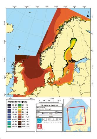 Havvind, rapport om