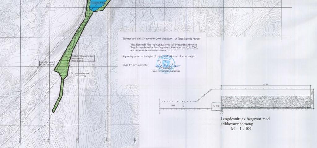 Reguleringsplan for Ravnflogveien-Svartvatnet, planid 1079 Figur 5: Utsnitt fra