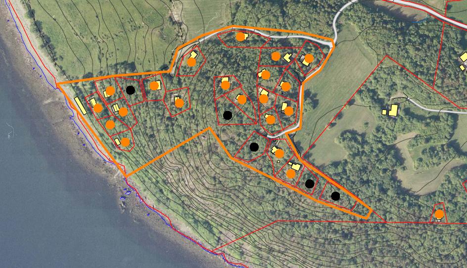 F5 fiskvika Område er i gjeldene plan definert som H3b Område er på 58 dekar og ligger fra 5 til 105 moh. Område er forholdsvis bratt.