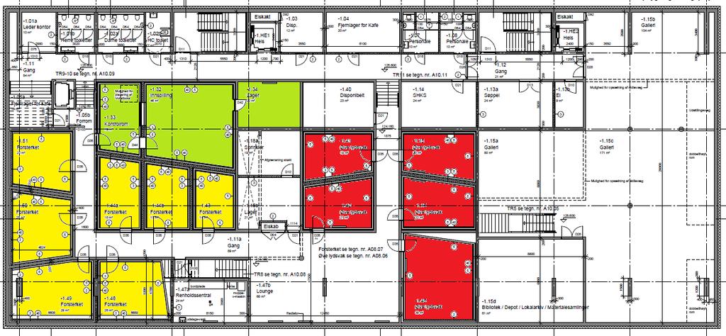 4 Øvingsrom for sang og musikk I kulturhuset i Hamar er det lagt stor vekt på øvingsrom for musikk. Huset inneholder flere rom som vil brukes av ulike musikkutrykk.