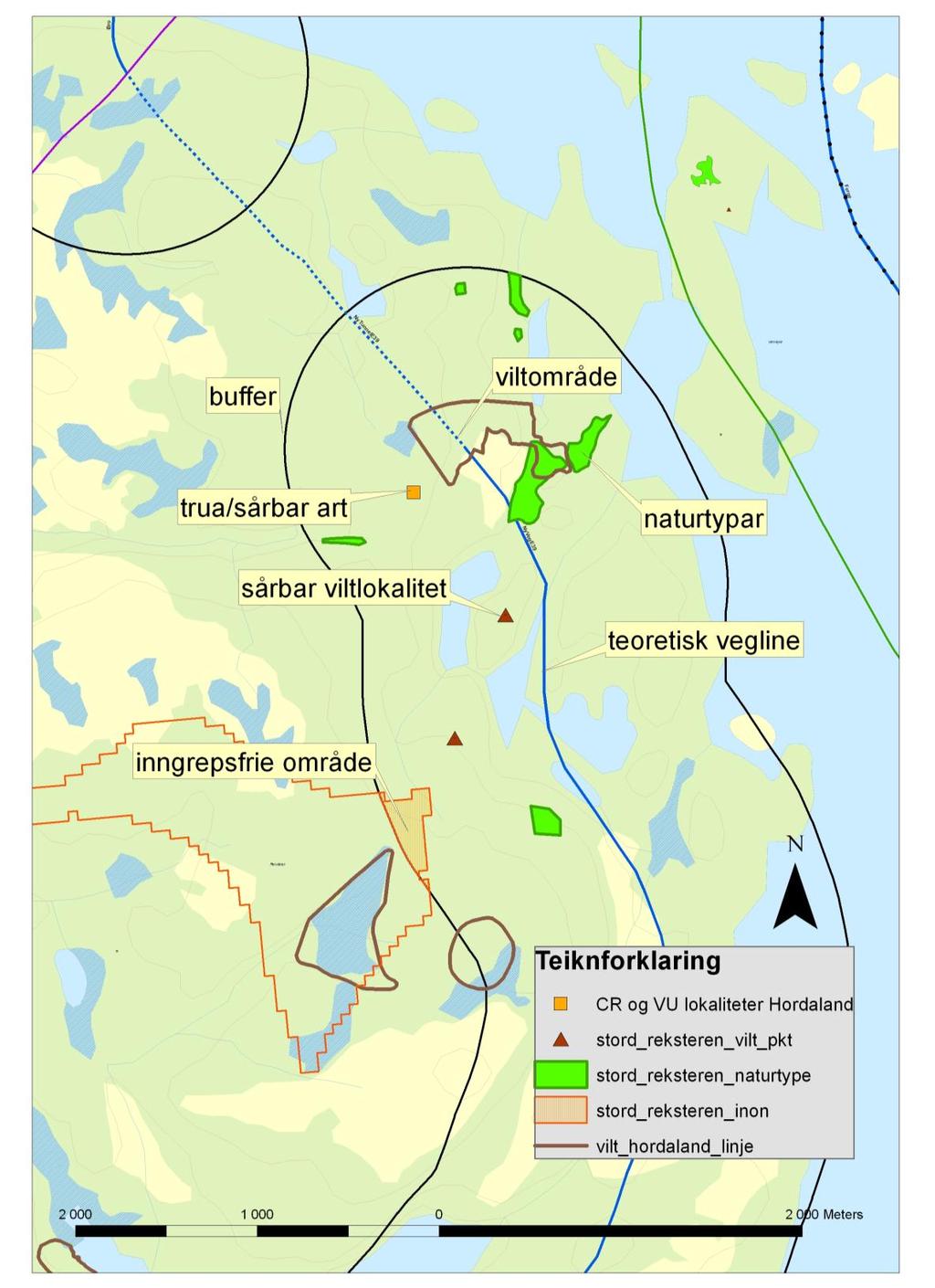 \ j \ r i r i i pprt 22.2 2 Fi.. mpl på buffry i hø til m turmiljø itt frå r 4c) Buffr r m på b ir lij.