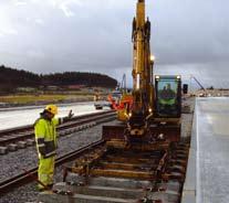 Ganddal freight terminal is under construction.