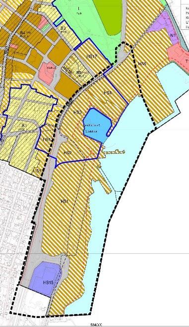 Figur 3 Kommunedelplan for Horten sentrum vedtatt september 2015.