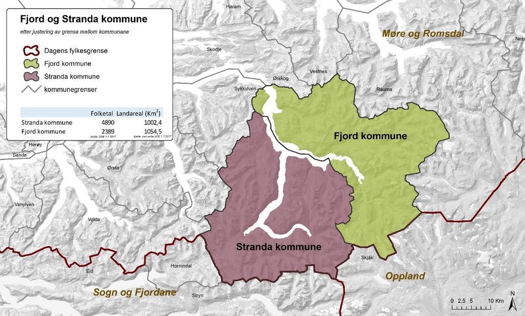 2 Nye Fjord og Stranda kommune med