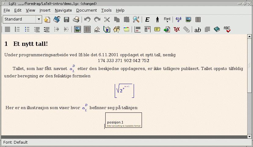 Hvordan redigere LaTeX-filer? For de som ikke helt tør gå over.