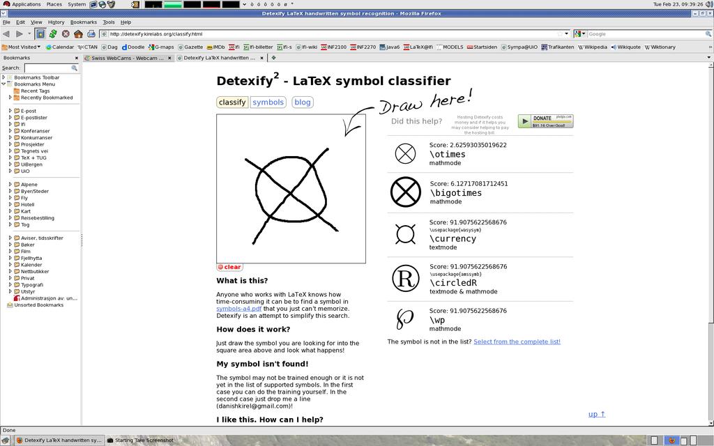 Matematiske symboler En overflod av symboler LAT E X kjenner til rundt 6000