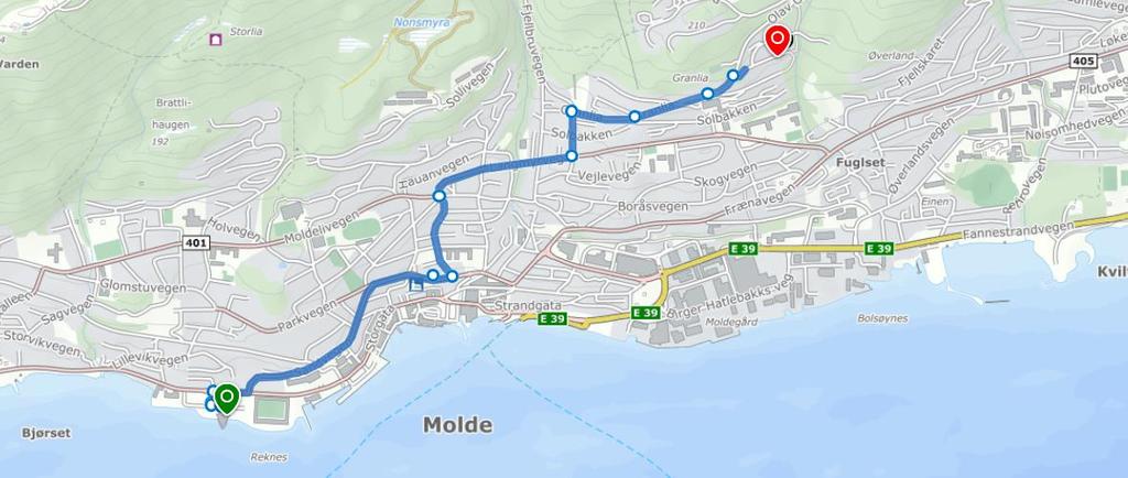 Dag 2 Vi starter dagen med omvisning og informasjon på det nye Krisesenteret for Molde og omegn.