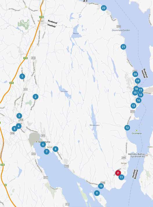 1 Galleberg sjarmerende omveg 2 Østbygda sjarmerende omveg gjenm flott kulturlandskap Åpent Hus på Villa Rørvik (Nr. 20 på kart) gjesterom med hjerterom Lørdag 13. og 20. kl.