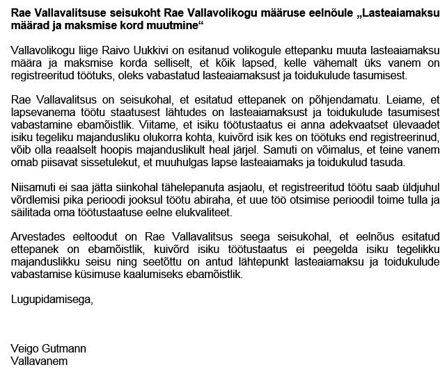 25. Lasteaiamaks ja küünilisus Mäletatavasti toimus võimupööre 2010 jaanuaris kui majandus surutis (tegelikult krahh) oli löönud oma haavad ja järsult vähenesid töötasud, kaotati töökohti, ettevõtted