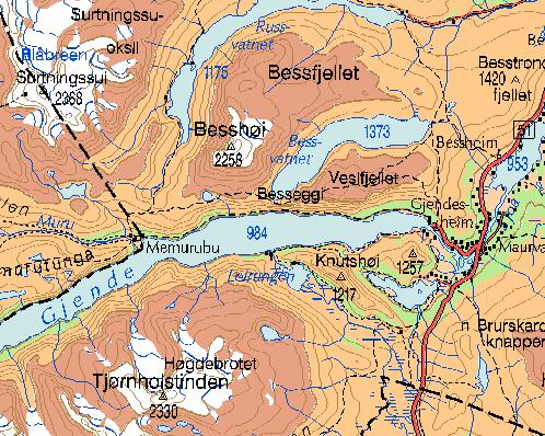 4.11 Gjende 12/9-02 4.11.1 Feltobservasjoner - vannkjemi og bakteriologi Stasjonens koordinater EU89 UTM 32 Nord: 6818086 Øst: 488675 Stasjonens plassering er vist i Figur 4.14.