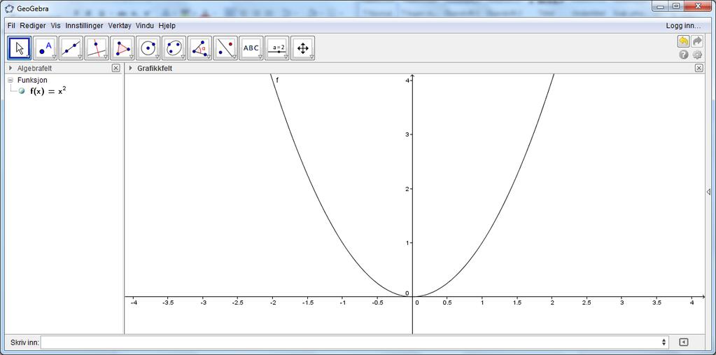 ØVELSE 7. RIEMANN-INTEGRALET MED BRUK AV GLIDERE I QED 5 10 bind 2 har vi sett hvordan vi definerer Riemann-integralet. Dette er noe vi kan bruke GeoGebra til å visualisere.