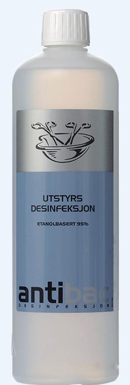 Antibac produktserie Utstyr- og instrumentdesinfeksjon UTSTYR- OG INSTRUMENT- DESINFEKSJON 95 % Produktoversikt Spesialprodukt for rengjøring av instrumenter og utstyr.